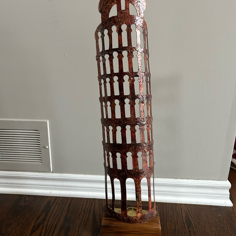 Leaning Tower of Pisa Candle Holder
